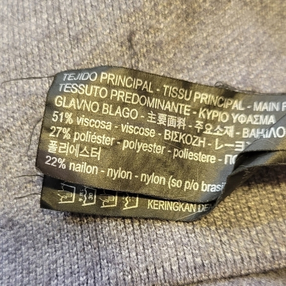 ZARA Coat Jacket Fur Collar Knit Cape Poncho Faux Coat Jacket - Picture 8 of 8